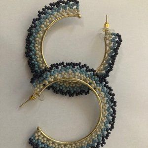 Ink and Alloy Crochet Hoops